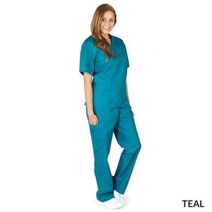 2pc teal Scrub Set